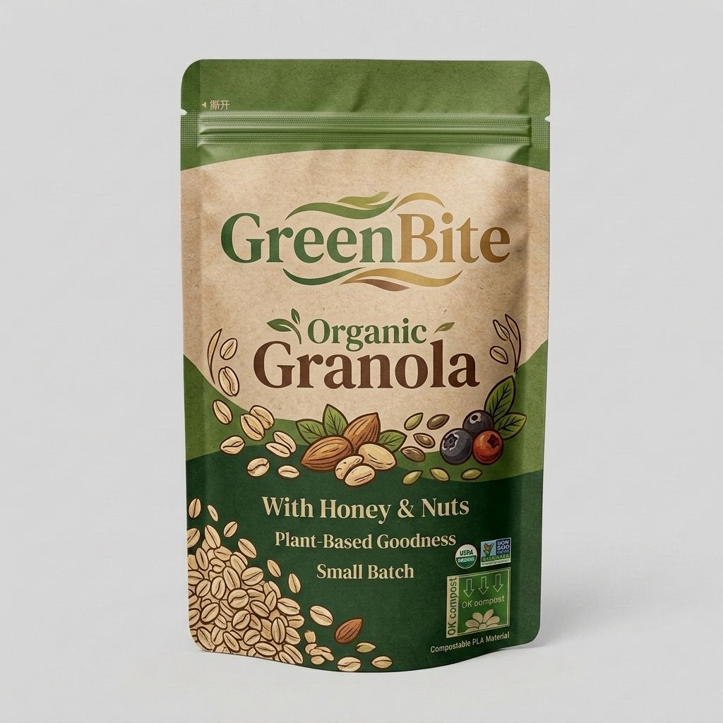 GreenBite Organic Granola Stand-Up Pouch