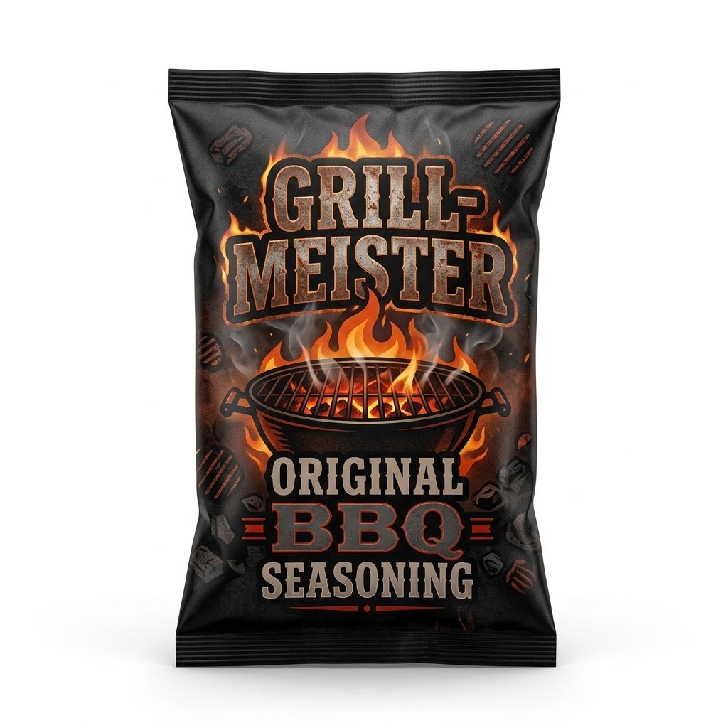 GrillMister BBQ Rub Center Seal Pouch