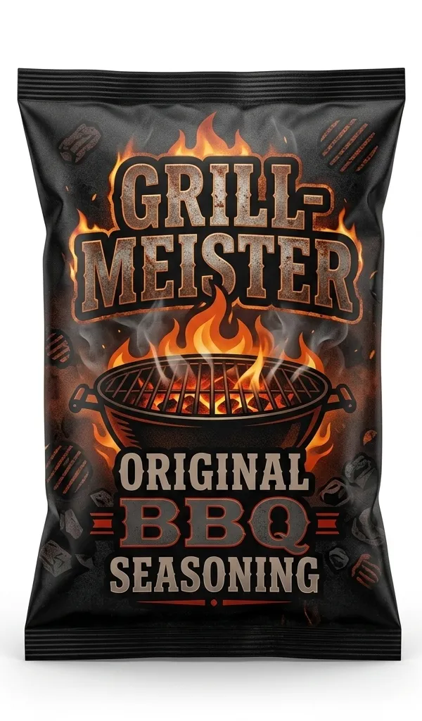 GrillMister BBQ Rub Center Seal Pouch
