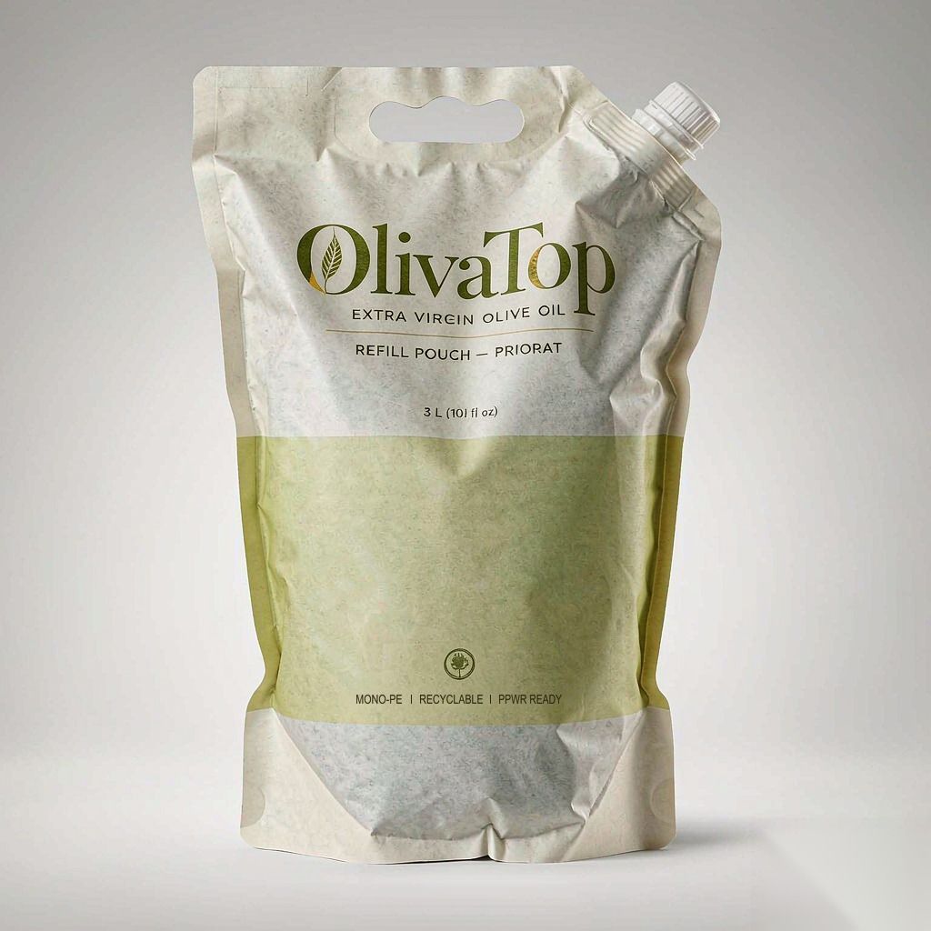 OlivaTop 3 L Olive Oil Refill Spout Pouch