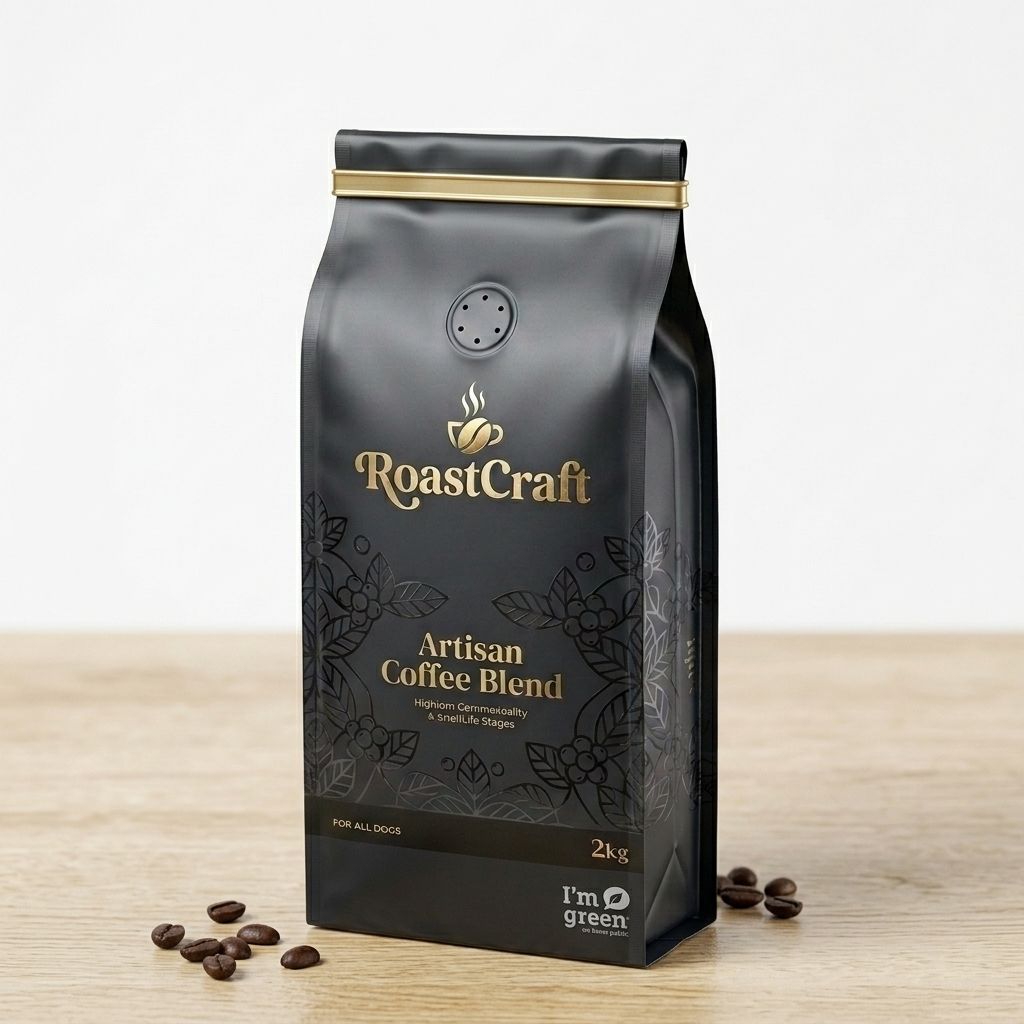 RoastCraft Artisanal Coffee Bag