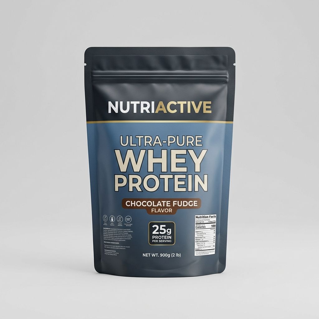 NutriActive Protein Powder Flat Bottom Pouch